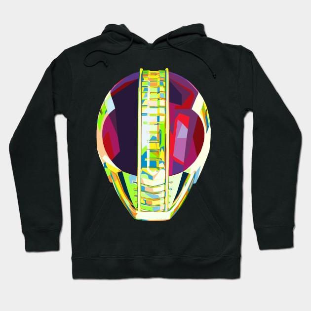 Colorful Plat Form Hoodie by Bajingseng